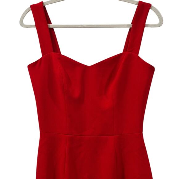 Dress The Population Nicole Sweetheart Sheath Dress In Garnet - Picture 5 of 7